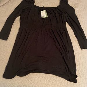 H&M black dress long sleeve